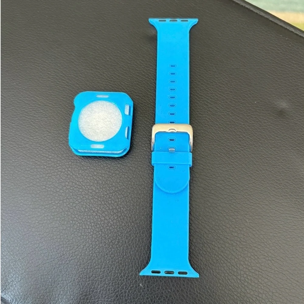 Pink & blue Smartwatch Band and Case
